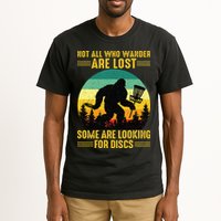 Vintage Not All Wander Are Lost Some Are Looking Disc Golf Tall T-Shirt