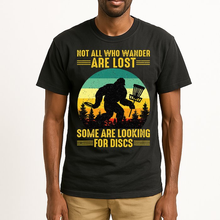 Vintage Not All Wander Are Lost Some Are Looking Disc Golf Tall T-Shirt