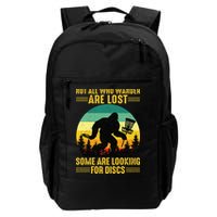 Vintage Not All Wander Are Lost Some Are Looking Disc Golf Backpack