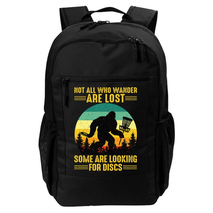 Vintage Not All Wander Are Lost Some Are Looking Disc Golf Backpack
