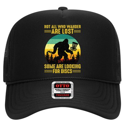 Vintage Not All Wander Are Lost Some Are Looking Disc Golf Hat