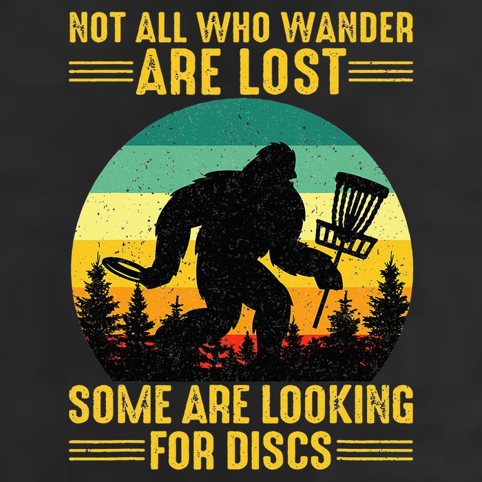 Vintage Not All Wander Are Lost Some Are Looking Disc Golf Hat