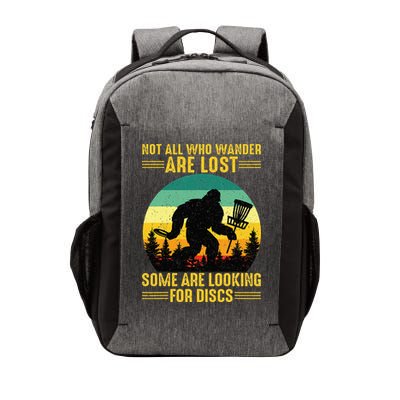Vintage Not All Wander Are Lost Some Are Looking Disc Golf Vector Backpack