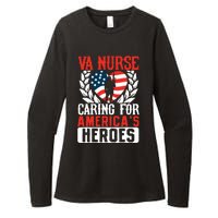 Va Nurse Americas Heros Merica Us Flag Patriot Veterans Day Womens CVC Long Sleeve Shirt