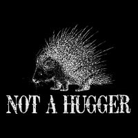 Vintage Not A Hugger Funny Porcupine Drawstring Bag
