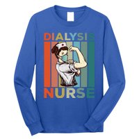 Vintage Neprology And Dialysis Nurse Gift Long Sleeve Shirt