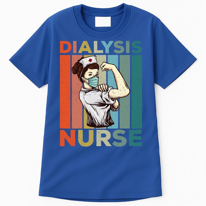 Vintage Neprology And Dialysis Nurse Gift Tall T-Shirt