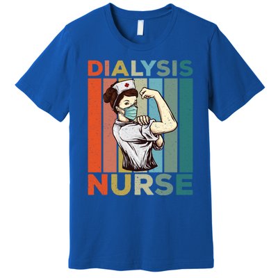 Vintage Neprology And Dialysis Nurse Gift Premium T-Shirt