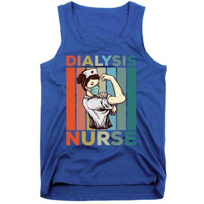 Vintage Neprology And Dialysis Nurse Gift Tank Top