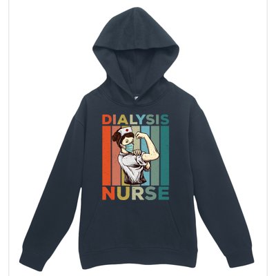 Vintage Neprology And Dialysis Nurse Gift Urban Pullover Hoodie