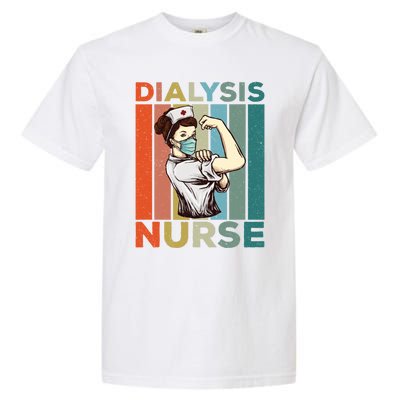 Vintage Neprology And Dialysis Nurse Gift Garment-Dyed Heavyweight T-Shirt