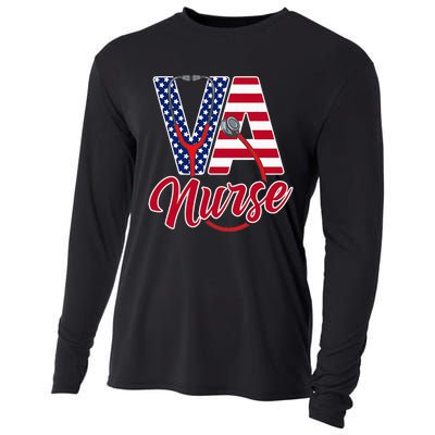 VA Nurse Apparel - VA Nurse Squad Cooling Performance Long Sleeve Crew