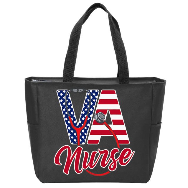 VA Nurse Apparel - VA Nurse Squad Zip Tote Bag