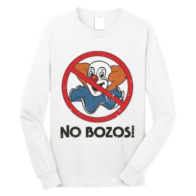 Vintage No Bozos 1983 Clowns Long Sleeve Shirt