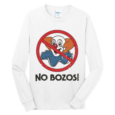 Vintage No Bozos 1983 Clowns Tall Long Sleeve T-Shirt