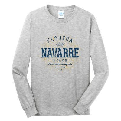 Vintage Navarre Beach Tall Long Sleeve T-Shirt