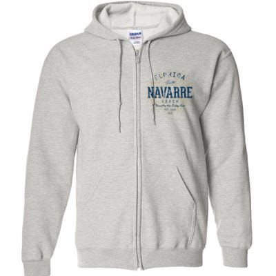 Vintage Navarre Beach Full Zip Hoodie