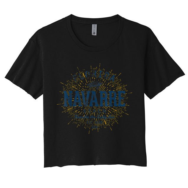 Vintage Navarre Beach Crop Top