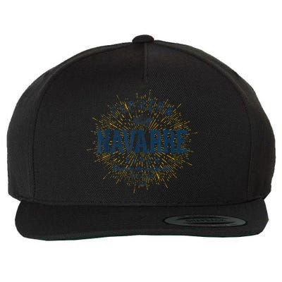 Vintage Navarre Beach Wool Snapback Cap