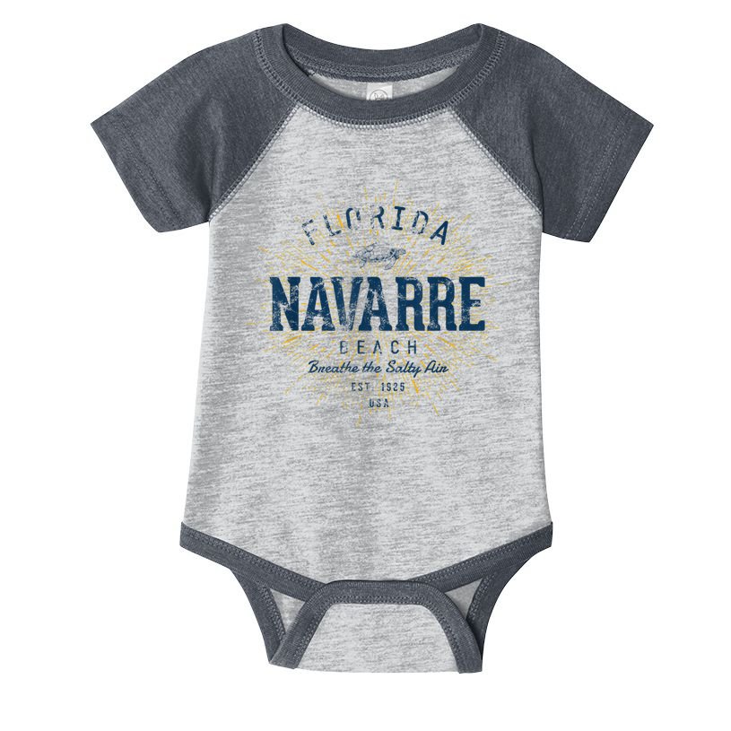 Vintage Navarre Beach Infant Baby Jersey Bodysuit