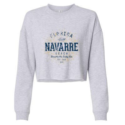 Vintage Navarre Beach Cropped Pullover Crew