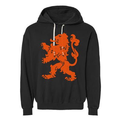 Vintage Netherlands Crest Logo Garment-Dyed Fleece Hoodie