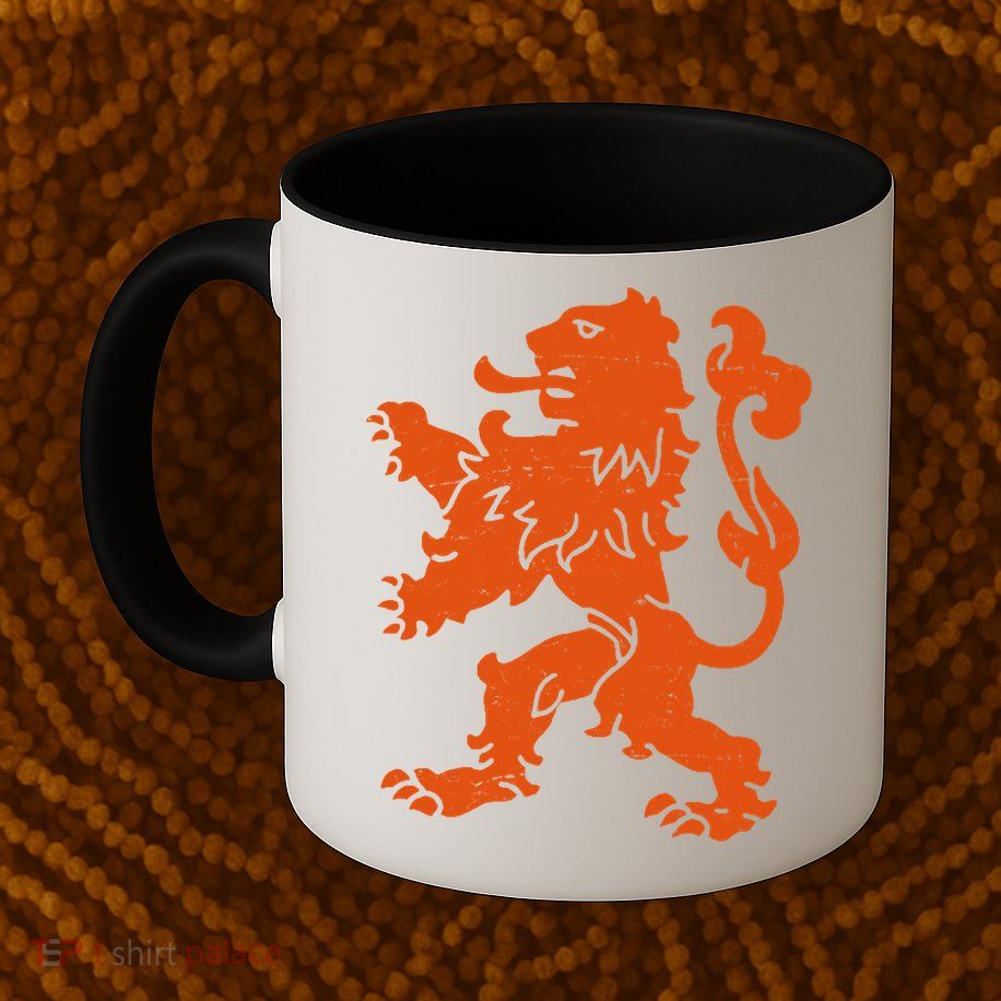 Vintage Netherlands Crest Logo Mug