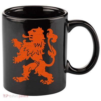 Vintage Netherlands Crest Logo 11oz C Handle Ceramic Mug