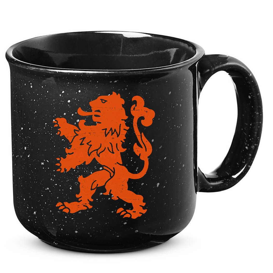 Vintage Netherlands Crest Logo 15oz Campfire Ceramic Mug