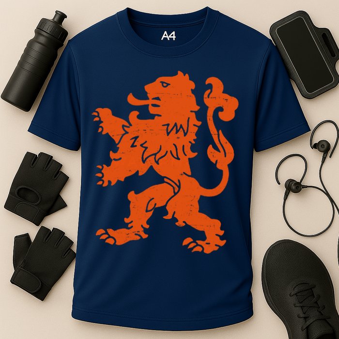 Vintage Netherlands Crest Logo Performance Shirt