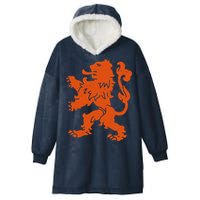 Vintage Netherlands Crest Logo Hooded Wearable Blanket