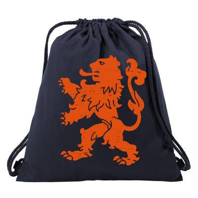 Vintage Netherlands Crest Logo Drawstring Bag