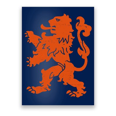 Vintage Netherlands Crest Logo Poster