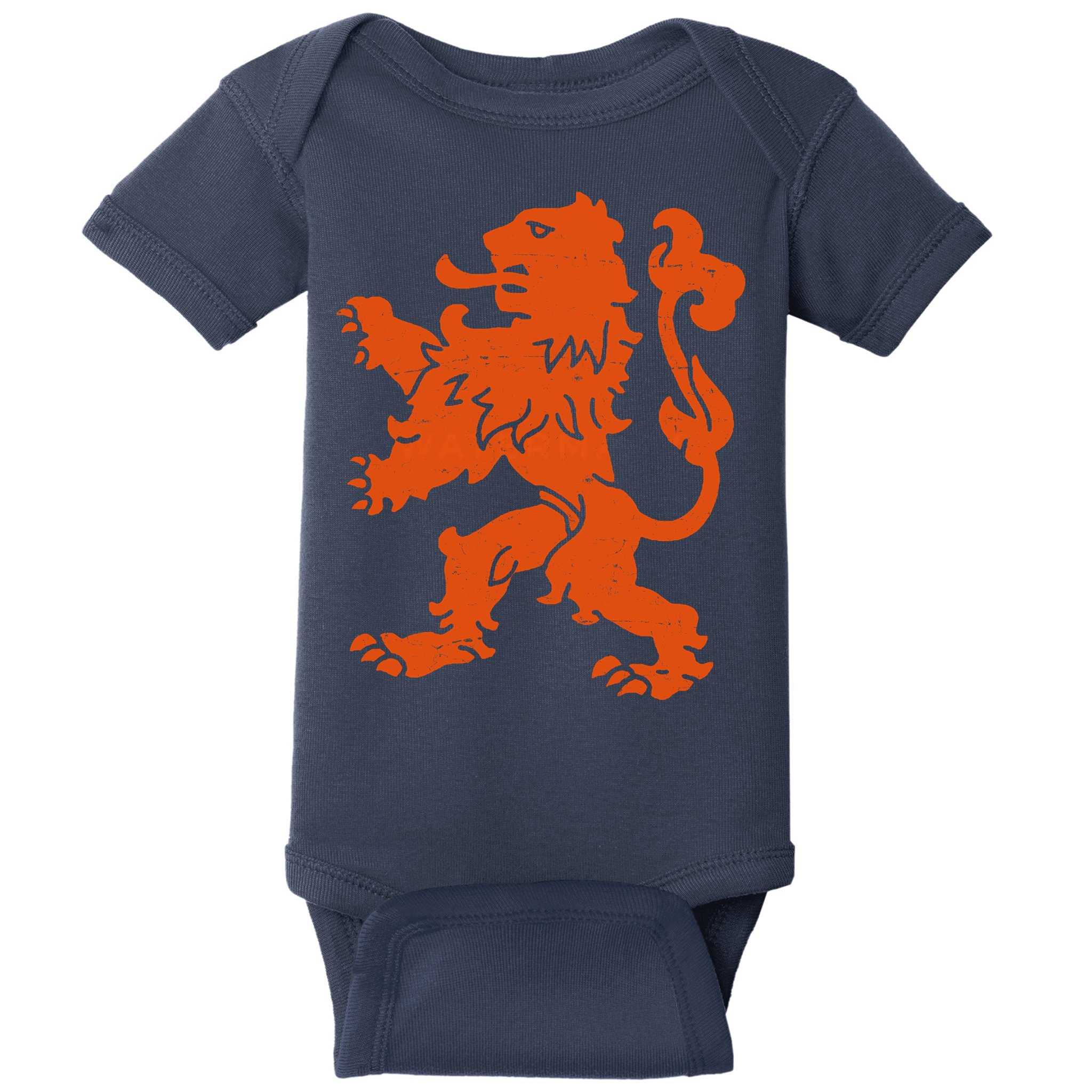 Vintage Netherlands Crest Logo Baby Bodysuit