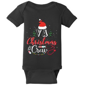 Va Nurse Christmas Crew Nurse Xmas Baby Bodysuit