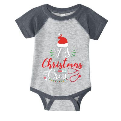 Va Nurse Christmas Crew Nurse Xmas Infant Baby Jersey Bodysuit