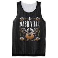 Vintage Nashville Country Music City Guitar Player Mesh Reversible Basketball Jersey Tank