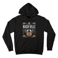 Vintage Nashville Country Music City Guitar Player Tall Hoodie