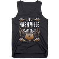 Vintage Nashville Country Music City Guitar Player Tank Top