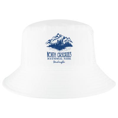 Vintage North Cascades National Park Retro Deer Washington Cool Comfort Performance Bucket Hat