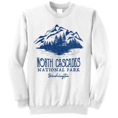Vintage North Cascades National Park Retro Deer Washington Sweatshirt