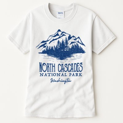 Vintage North Cascades National Park Retro Deer Washington Tall T-Shirt