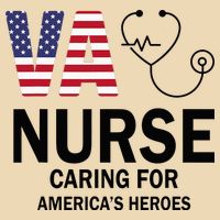 VA Nurse Caring For American's Heroes Zip Tote Bag