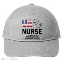 VA Nurse Caring For American's Heroes 7-Panel Snapback Hat