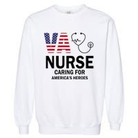 VA Nurse Caring For American's Heroes Garment-Dyed Sweatshirt