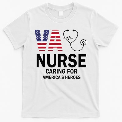 VA Nurse Caring For American's Heroes T-Shirt
