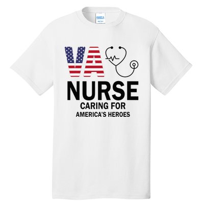 VA Nurse Caring For American's Heroes Tall T-Shirt