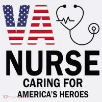 VA Nurse Caring For American's Heroes Tall T-Shirt