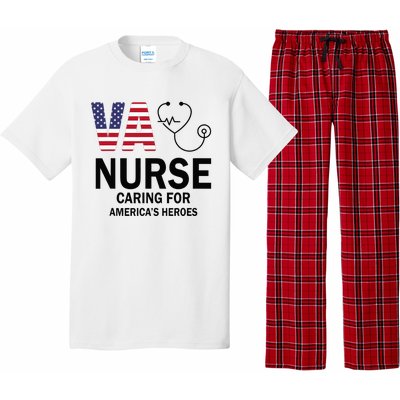 VA Nurse Caring For American's Heroes Pajama Set