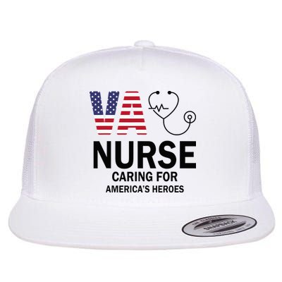 VA Nurse Caring For American's Heroes Flatbill Hat